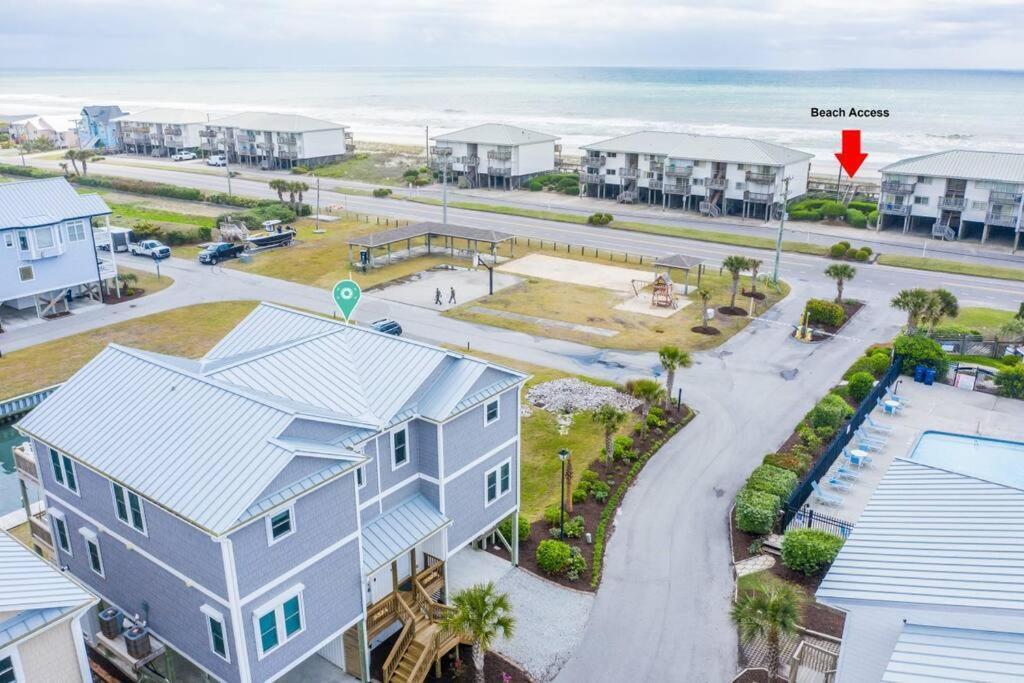 Waterfront*Steps To Beach*Boat Launch*Kayaks*Pools Villa Topsail Beach Exterior foto